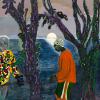 НЬЮ-ЙОРК: Большой подарок современному шедевру Встречи Питера Доига Два дерева